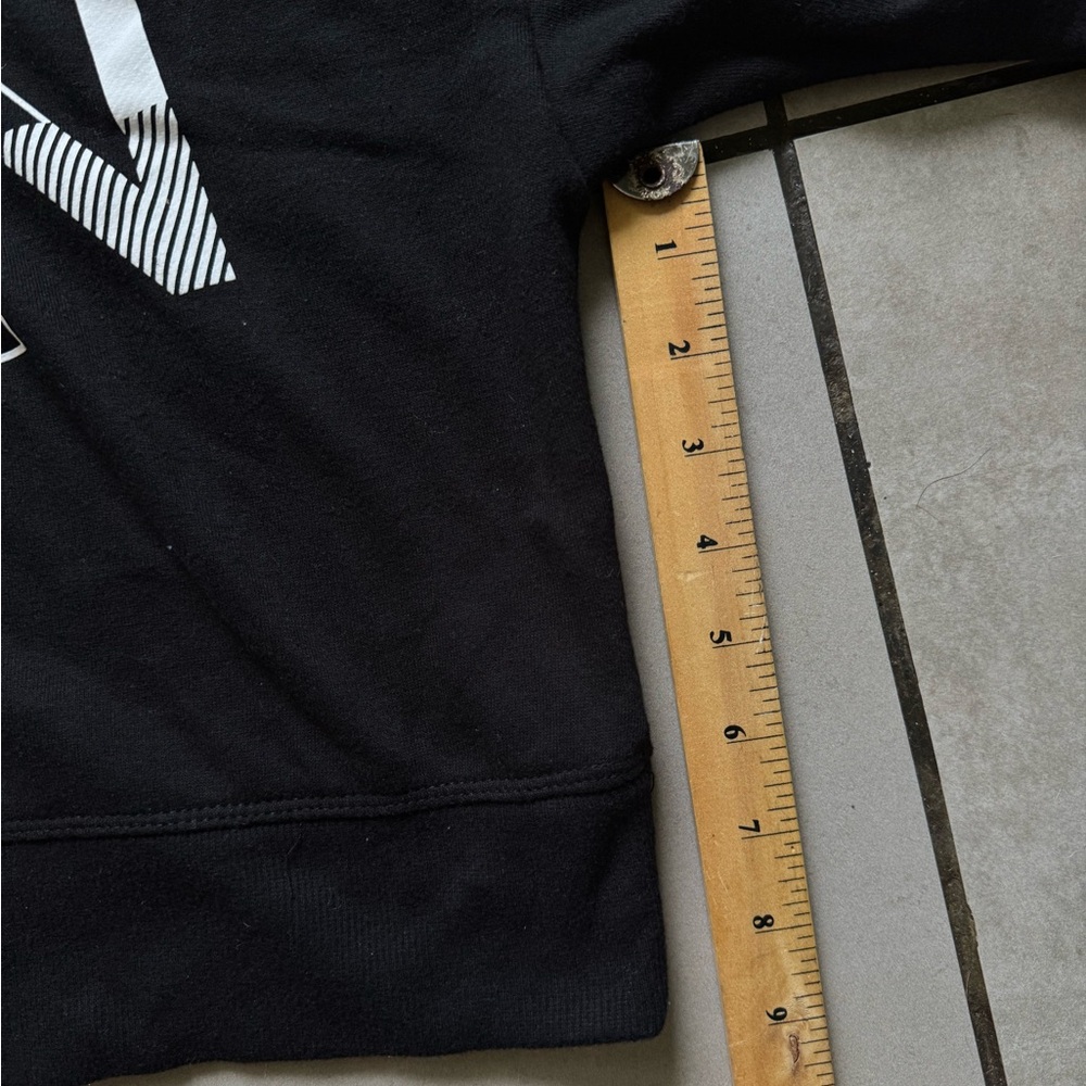 🔥 4 for $20 DEAL Calvin Klein Performance Black Cropped Hoodie – Graphic Logo – - Picture 13 of 13